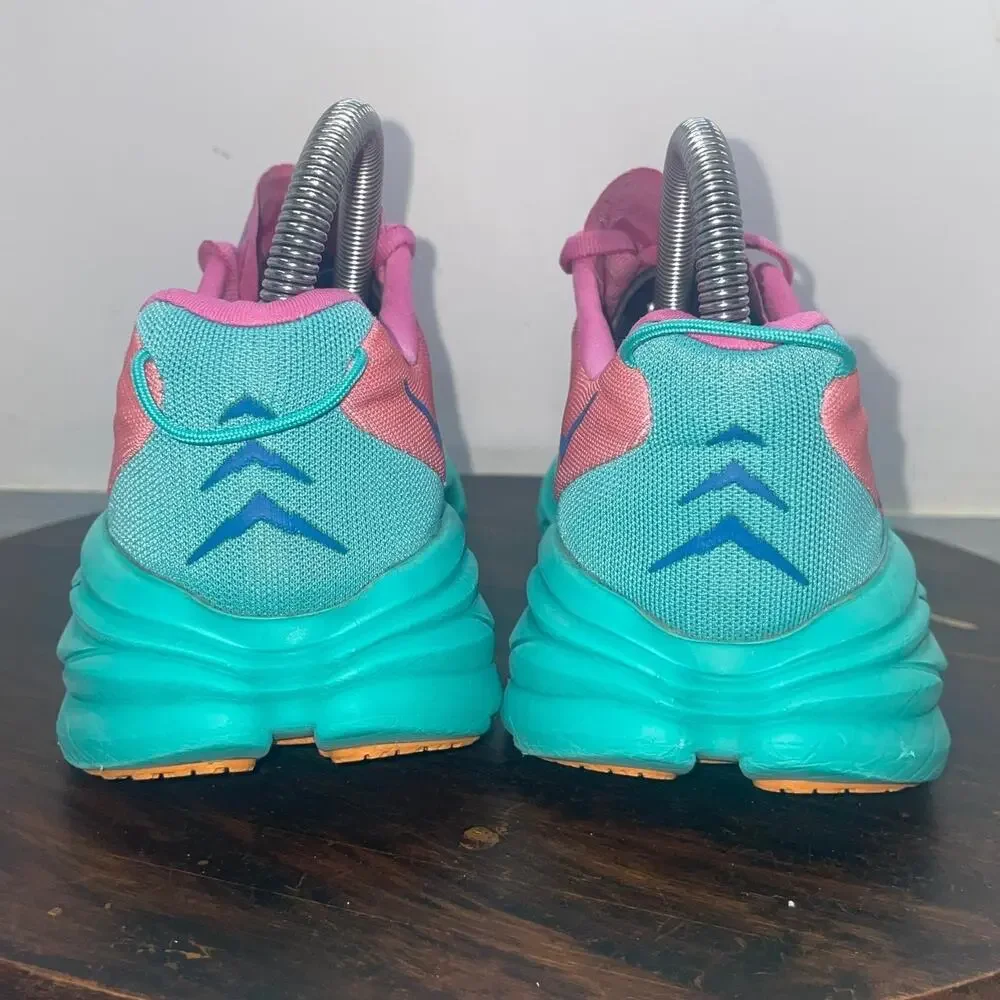 Hoka One One Womens Rincon 3 1119396 PPAT Pink Athletic Running Shoes Size 6.5 B